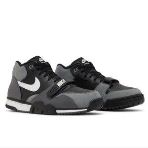 Nike Men's Air Trainer 1 Black & Dark Grey High Top Sneakers (US 11; with box)